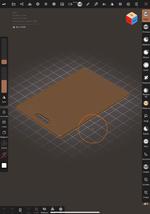 Modèle 3D d'une planche à pain